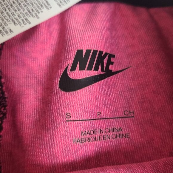Nike Womens Pink Leopard Workout Pants size Small Just Do It - Picture 4 of 10